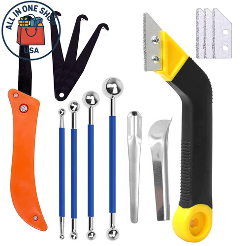 Grout removal tool kit - grout, kit,